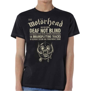 Motorhead - Deaf Not Blind Uni Bl    in the group MERCHANDISE / T-shirt / Hårdrock at Bengans Skivbutik AB (5534456r)
