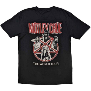Motley Crue - Vintage World Tour Uni Bl    in the group MERCH / T-Shirt /  at Bengans Skivbutik AB (5534699r)