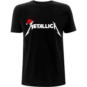Metallica - Santa Hat Logo Uni Bl    in the group MERCH / T-Shirt /  at Bengans Skivbutik AB (5535002r)