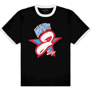Mary J Blige - Americana Ringer Uni Bl    in the group MERCH / T-Shirt /  at Bengans Skivbutik AB (5535014r)