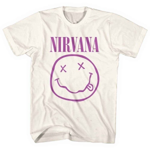 Nirvana - Purple Smiley Uni Nartl    in the group MERCH / T-Shirt /  at Bengans Skivbutik AB (5535348r)