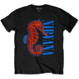 Nirvana - Seahorse Uni Bl    in the group MERCH / T-Shirt /  at Bengans Skivbutik AB (5535360r)