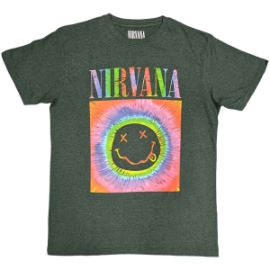Nirvana - Smiley Glow Box Uni Green    in the group MERCH / T-Shirt /  at Bengans Skivbutik AB (5535366r)
