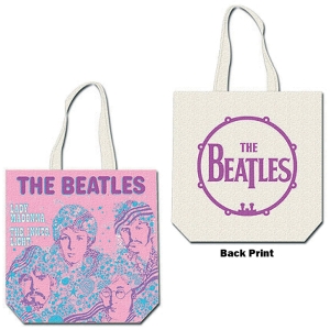 The Beatles - Lady Madonna Cotton Pink Tote B in the group MERCHANDISE / Merch / Pop-Rock at Bengans Skivbutik AB (5535694)