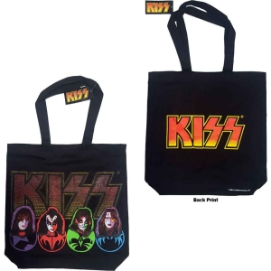 Kiss - Faces & Logo Cotton Tote B in the group MERCHANDISE / Merch / Hårdrock at Bengans Skivbutik AB (5535716)