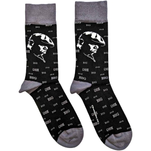 Biggie Smalls - Side Portrait Uni Bl Socks (Eu 40-45) in the group MERCHANDISE / Merch / Hip Hop-Rap at Bengans Skivbutik AB (5536106)