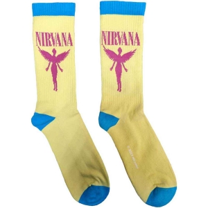 Nirvana - Angelic Uni Yell Socks (Eu 40-45) in the group MERCHANDISE / Merch / Hårdrock at Bengans Skivbutik AB (5536157)