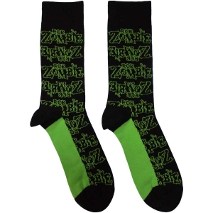 Rob Zombie - Logo Repeat Uni Bl Socks (Eu 40-45) in the group MERCHANDISE /  /  at Bengans Skivbutik AB (5536186)