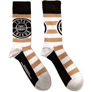 Tupac - Trust Nobody Uni Wht Socks (Eu 40-45) in the group MERCHANDISE / Merch / Hip Hop-Rap at Bengans Skivbutik AB (5536258)