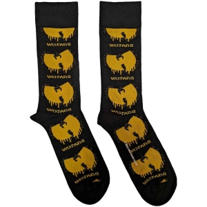Wu-Tang Clan - Dripping Logo Uni Bl Socks (Eu 40-45) in the group MERCHANDISE /  /  at Bengans Skivbutik AB (5536262)