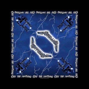 Metallica - Ride The Lightning Bandana in the group MERCHANDISE / Merch / Hårdrock at Bengans Skivbutik AB (5536315)
