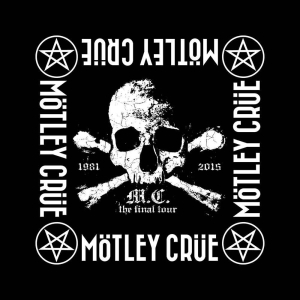 Motley Crue - The Final Tour Bandana in the group MERCHANDISE / Merch / Hårdrock at Bengans Skivbutik AB (5536319)