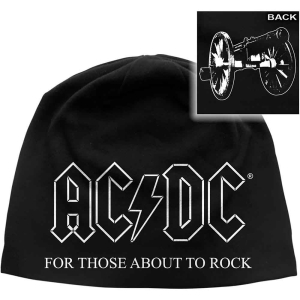 Ac/Dc - For Those About To Rock Jd Print Beanie  in the group MERCHANDISE at Bengans Skivbutik AB (5536352)