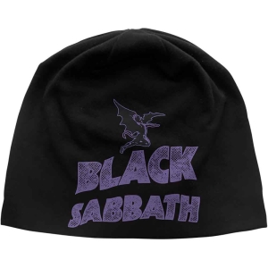 Black Sabbath - Logo & Devil Jd Print Beanie H in the group MERCHANDISE / Merch / Hårdrock at Bengans Skivbutik AB (5536364)