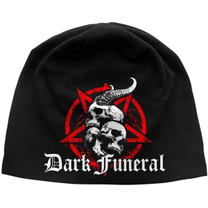 Dark Funeral - Skulls & Pentagram Jd Print Beanie H in the group MERCHANDISE at Bengans Skivbutik AB (5536383)