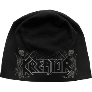 Kreator - Skull & Skeletons Jd Print Beanie H in the group MERCHANDISE / Merch / Hårdrock at Bengans Skivbutik AB (5536467)