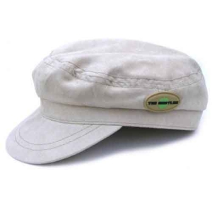 The Beatles - Moleskin With Badge Beige Help! Hat:1 in the group MERCHANDISE / Merch / Pop-Rock at Bengans Skivbutik AB (5536607)