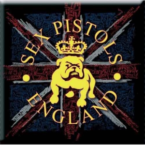 Sex Pistols - Bulldog & Flag Magnet in the group MERCHANDISE at Bengans Skivbutik AB (5536686)