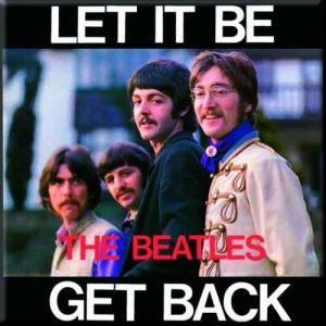 The Beatles - Let It Be/Get Back Magnet in the group MERCHANDISE / Merch / Pop-Rock at Bengans Skivbutik AB (5536706)