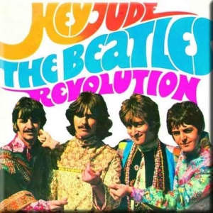 The Beatles - Hey Jude/Revolution Magnet in the group MERCHANDISE / Merch / Pop-Rock at Bengans Skivbutik AB (5536710)