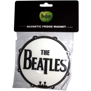 The Beatles - Drum Logo Magnet in the group MERCHANDISE / Merch / Pop-Rock at Bengans Skivbutik AB (5536726)