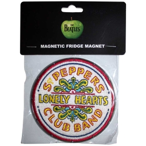 The Beatles - Sgt Pepper Drum Patch Magnet in the group MERCHANDISE / Merch / Pop-Rock at Bengans Skivbutik AB (5536727)