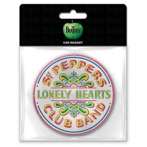 The Beatles - Sgt Pepper Drum Car Magnet in the group MERCHANDISE / Merch / Pop-Rock at Bengans Skivbutik AB (5536749)