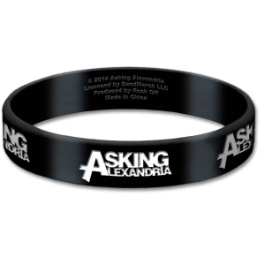Asking Alexandria - Logo Gum Wristband in the group MERCHANDISE / Merch / Hårdrock at Bengans Skivbutik AB (5536773)