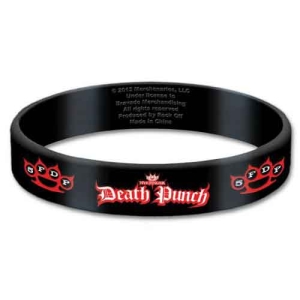 Five Finger Death Punch - Logo Gum Wristband in the group MERCHANDISE / Merch / Hårdrock at Bengans Skivbutik AB (5536780)