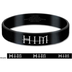 Him - Logo & Heartagram Gum Wristband in the group MERCHANDISE / Merch / Hårdrock at Bengans Skivbutik AB (5536782)