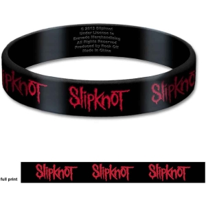 Slipknot - Logo Gum Wristband in the group MERCHANDISE / Merch / Hårdrock at Bengans Skivbutik AB (5536803)