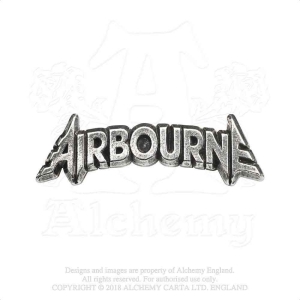 Airbourne - Lettering Logo Pin Badge in the group MERCHANDISE / Merch / Hårdrock at Bengans Skivbutik AB (5536866)