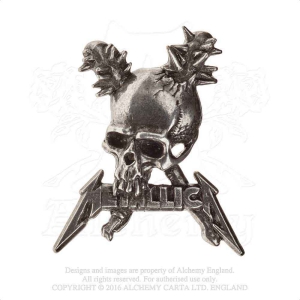 Metallica - Damage Inc. Skull Pin Badge in the group MERCHANDISE / Merch / Hårdrock at Bengans Skivbutik AB (5536891)