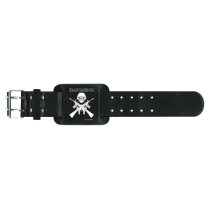 Iron Maiden - A Matter Of Life And Death Leather Wrist in the group MERCHANDISE / Merch / Hårdrock at Bengans Skivbutik AB (5536924)