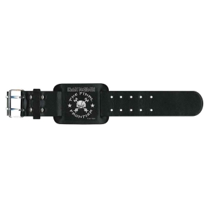 Iron Maiden - The Final Frontier Leather Wriststrap in the group MERCHANDISE / Merch / Hårdrock at Bengans Skivbutik AB (5536925)