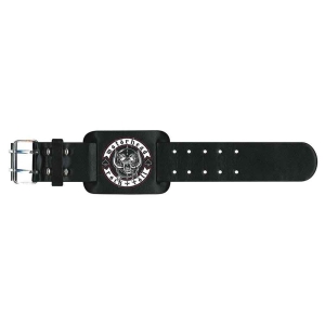 Motorhead - Biker Badge Leather Wriststrap in the group MERCHANDISE / Merch / Hårdrock at Bengans Skivbutik AB (5536930)