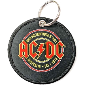 Ac/Dc - Est. 1973 Printed Patch Keychain in the group MERCH / Minsishops-merch / Ac/Dc at Bengans Skivbutik AB (5536944)