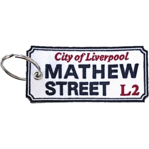Rock Off - Mathew Street Liverpool Sign Woven Patch in the group MERCHANDISE at Bengans Skivbutik AB (5536960)