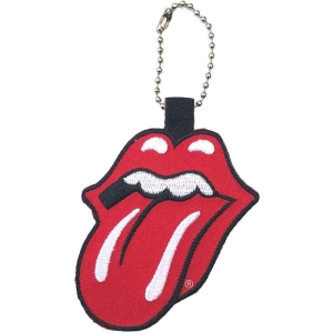 Rolling Stones - Classic Tongue Red Patch Keychain in the group MERCHANDISE / Merch / Pop-Rock at Bengans Skivbutik AB (5536968)
