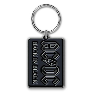 Ac/Dc - Back In Black Cast Metal Keychain in the group MERCHANDISE at Bengans Skivbutik AB (5536986)