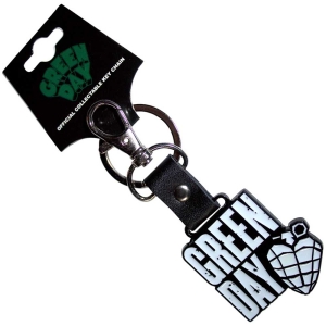 Green Day - Stacked Logo & Grenade Keychain in the group MERCHANDISE / Merch / Punk at Bengans Skivbutik AB (5537031)