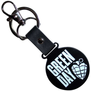 Green Day - Stacked Logo & Grenade Circle Keychain in the group MERCHANDISE / Merch / Punk at Bengans Skivbutik AB (5537032)