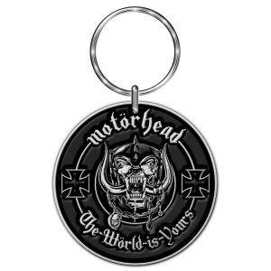 Motorhead - The World Is Yours Keychain in the group MERCHANDISE / Merch / Hårdrock at Bengans Skivbutik AB (5537060)