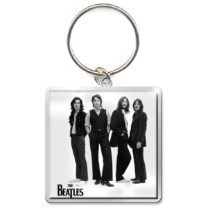 The Beatles - White Iconic Image Photo Print Keycha in the group MERCHANDISE / Merch / Pop-Rock at Bengans Skivbutik AB (5537116)