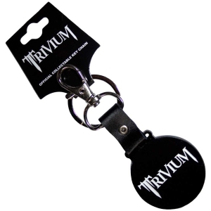 Trivium - Classic Logo Mono Circle Keychain in the group MERCHANDISE / Merch / Hårdrock at Bengans Skivbutik AB (5537127)