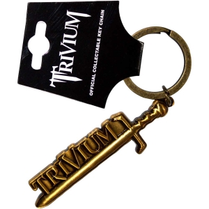 Trivium - Gold Sword Keychain in the group MERCHANDISE / Merch / Hårdrock at Bengans Skivbutik AB (5537129)