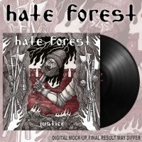 Hate Forest - Justice (Black Vinyl Lp) in the group VINYL / Upcoming releases / Hårdrock at Bengans Skivbutik AB (5537149)