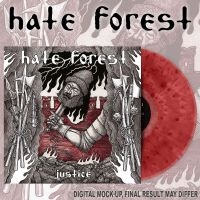 Hate Forest - Justice (Cloudy Vinyl Lp) in the group VINYL / Upcoming releases / Hårdrock at Bengans Skivbutik AB (5537150)