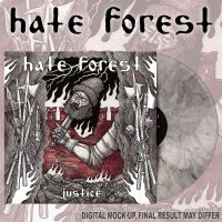 Hate Forest - Justice (Marbled Vinyl Lp) in the group VINYL / Upcoming releases / Hårdrock at Bengans Skivbutik AB (5537151)