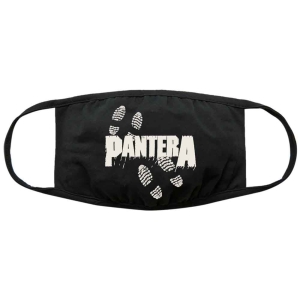 Pantera - Steel Foot Print Bl Face Mask in the group MERCHANDISE / Merch / Hårdrock at Bengans Skivbutik AB (5537243)